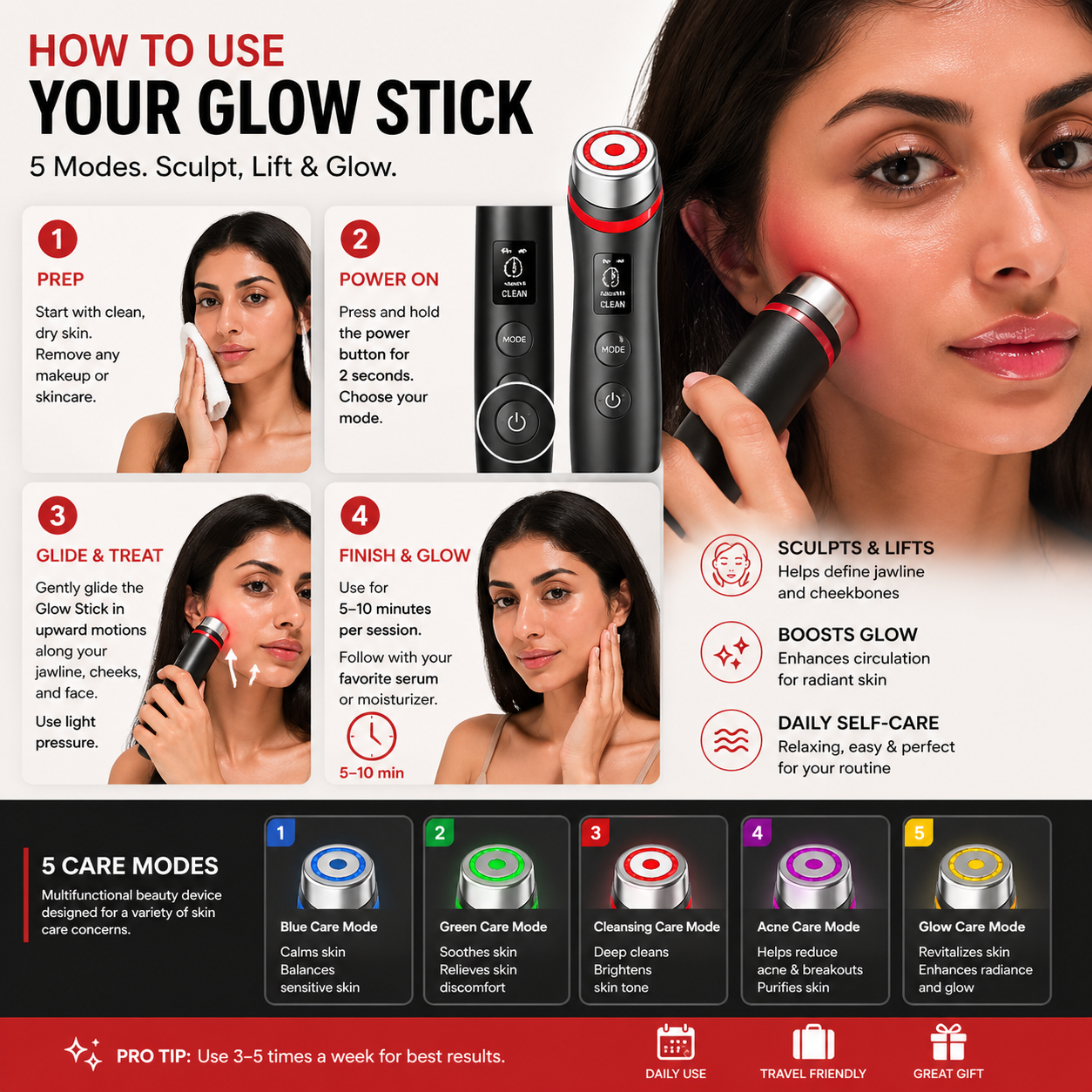 Skin Booster Anti-Aging Device